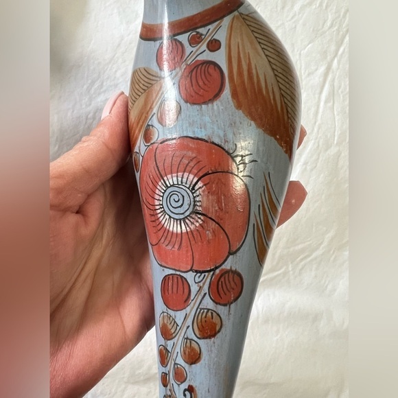 VTG Tonala J.P. Pigeon Bird Hand Painted Mexican Folk Art Pottery Figurine. - Picture 8 of 10